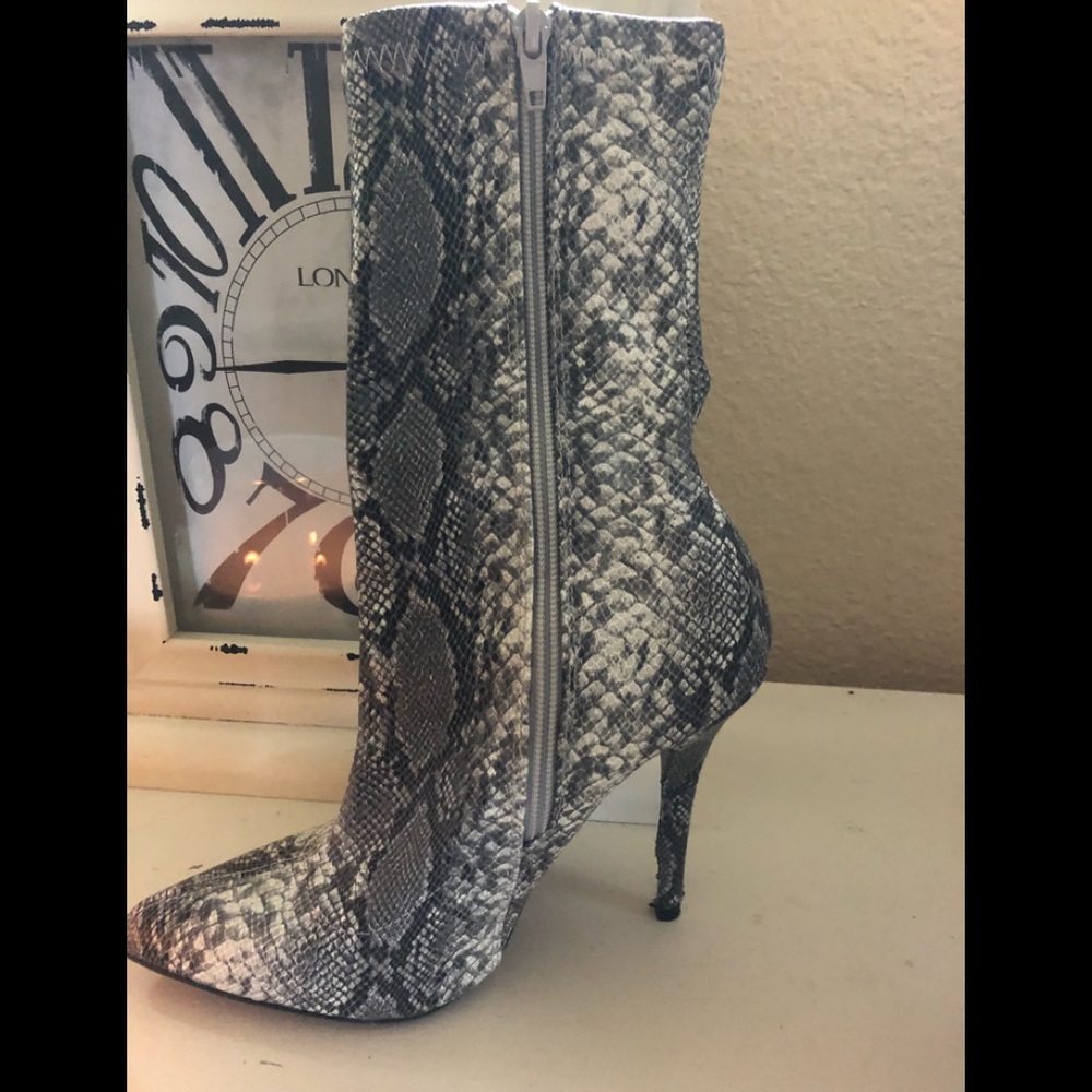 Snakeskin boots